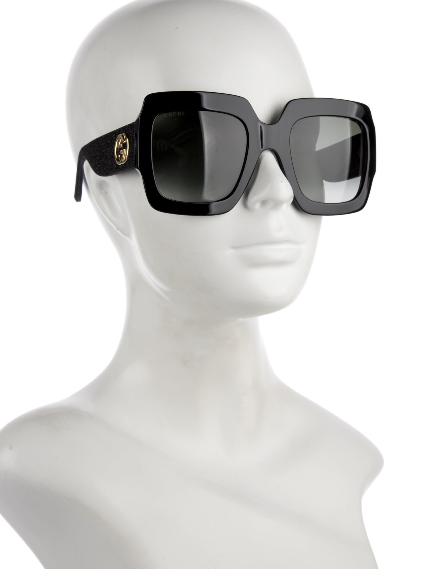 Gucci Interlocking G Logo Square Sunglasses